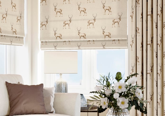 Glencoe, Natural - Roman Blind - Image 5